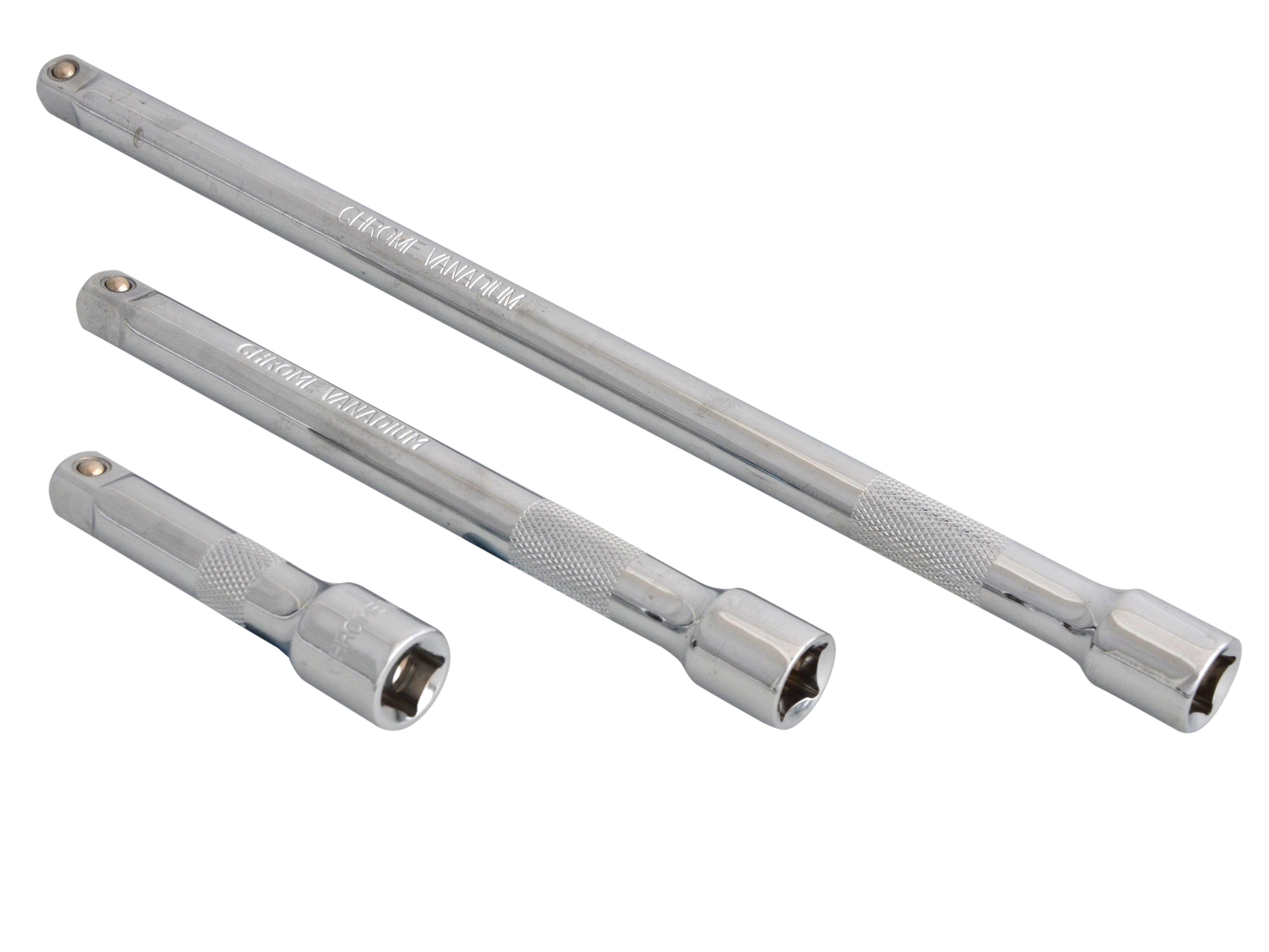 Blue Spot Tools 3 PCE 3/8" Chrome Vanadium Extension Bar Set