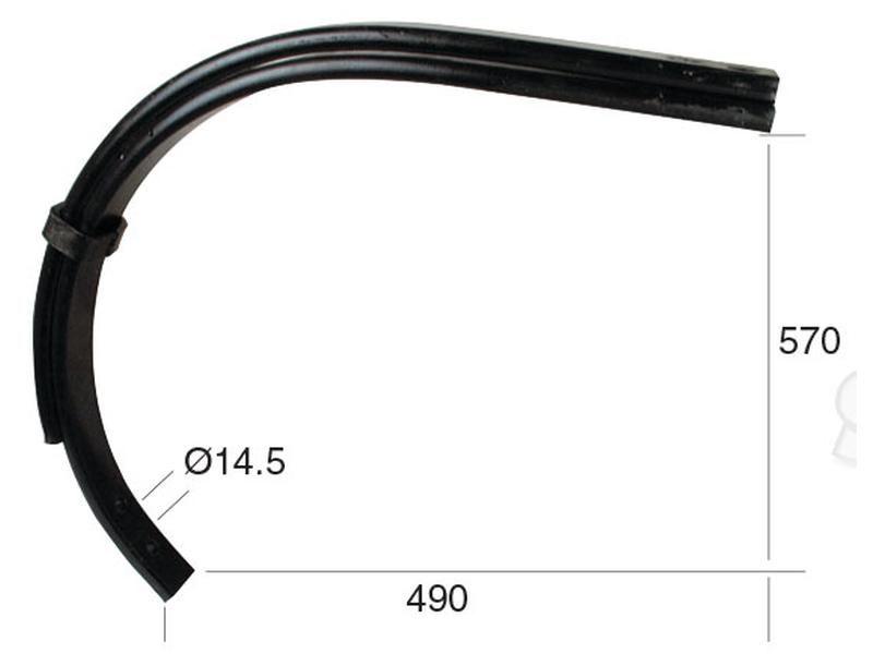 Ripper tine 55x25/25mm for Universal