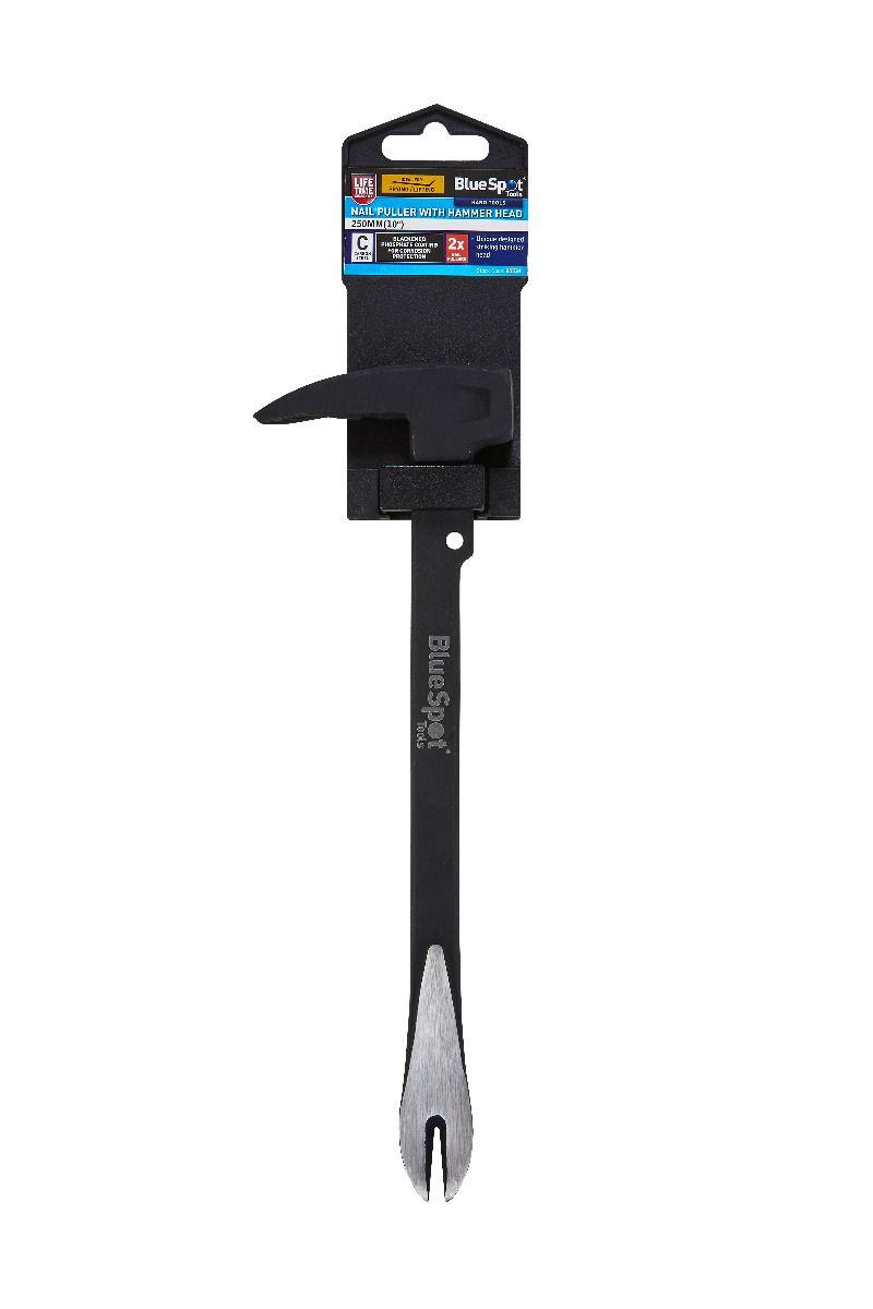 Blue Spot Tools 10" Nail Puller With Hammer Head