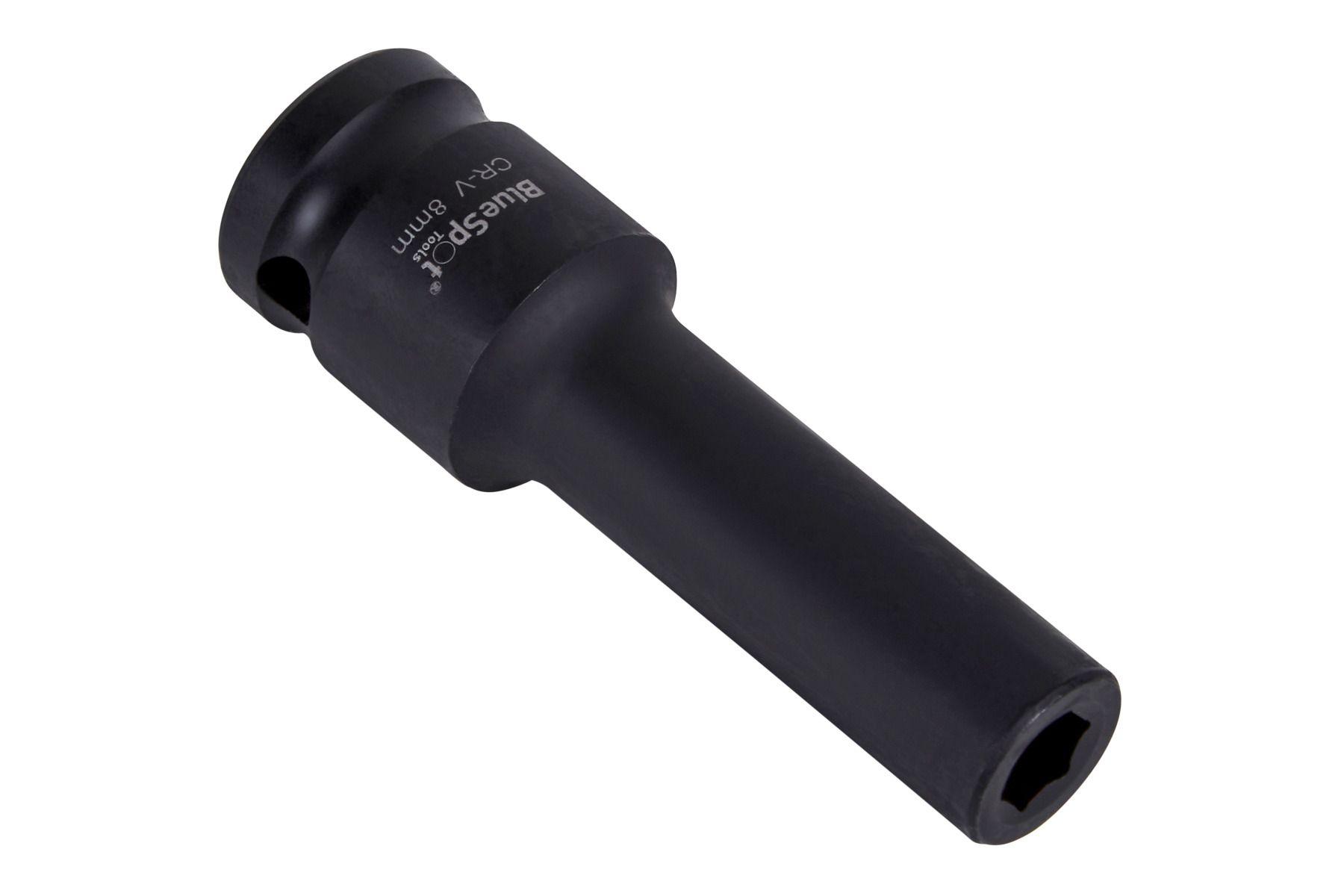 Blue Spot Tools Individual 8mm 1/2" Deep Impact Hex Socket