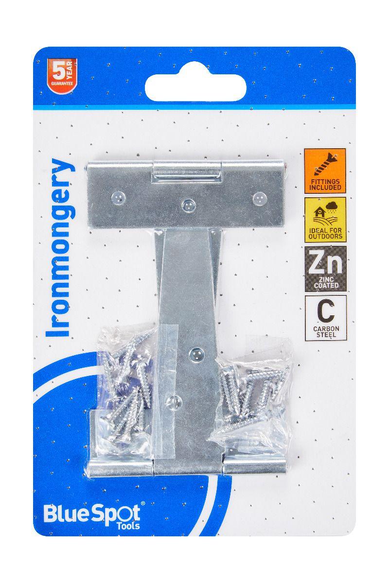 Blue Spot Tools Zinc Plated Tee Hinge 102mm