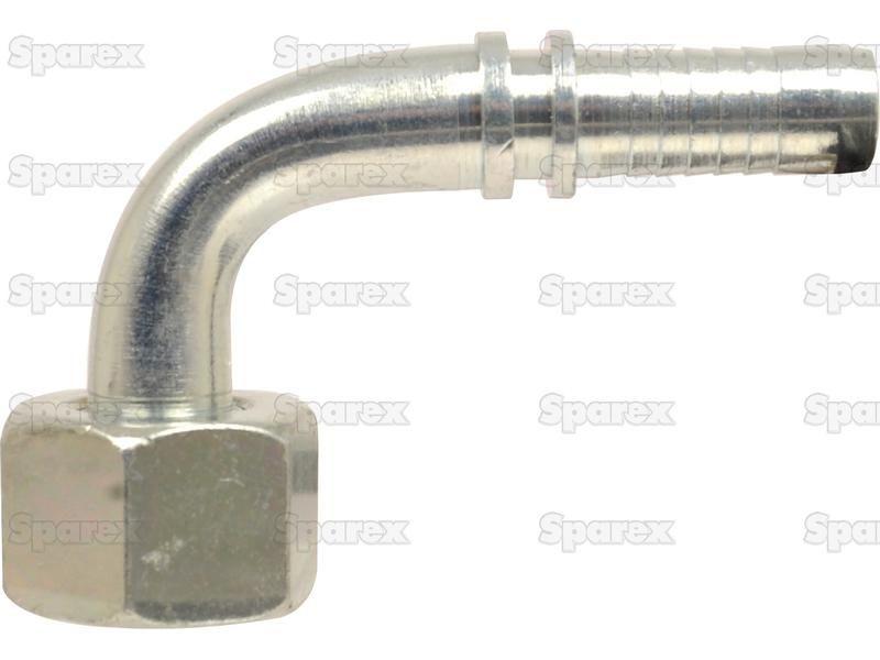 Dicsa Metric 24° Hose Insert 1/2'' x M24 x 1.5 (16S) Female Thread 90° Swept Swivel With O-Ring