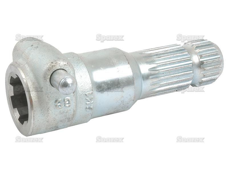 PTO Adaptor - Female spline 1 3/8'' - 6 x Male spline 1 3/8'' - 21 with Quick Release Pin.