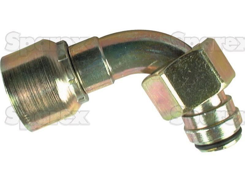 Parker Metric Hose Insert 5/8'' x M22 x 1.50  Female 90° Swept Swivel Light Series PARKER HANNIFIN (1CF48-15-10)