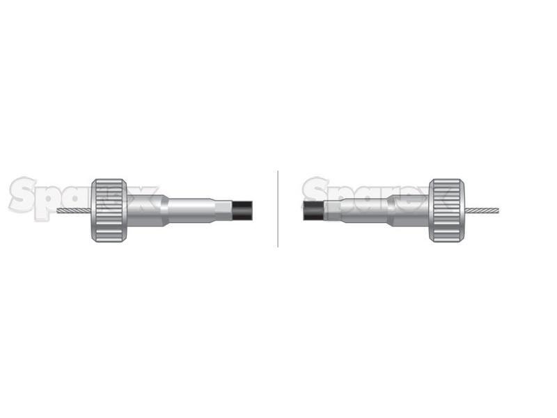 Drive Cable - Length: 1467mm, Outer cable length: 1450mm. for Ford New Holland, Case IH, John Deere