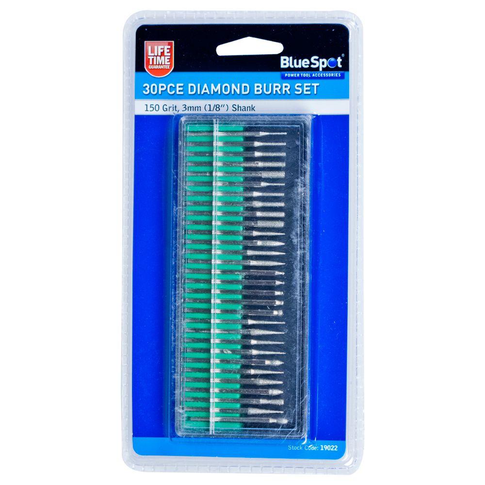 Blue Spot Tools 30 PCE Diamond Burr Set