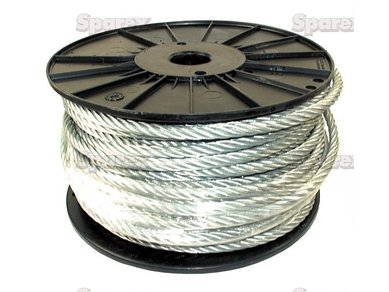 Wire Rope With Steel Core - Steel, ØM12mm x 110M