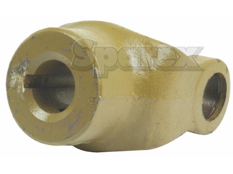 PTO Yoke - Keyed Yoke (U/J Size: 30.2 x 79.4mm) Bore Ã˜30mm, Key Size: 8mm. Bondioli & Pavesi, La Magdalena
