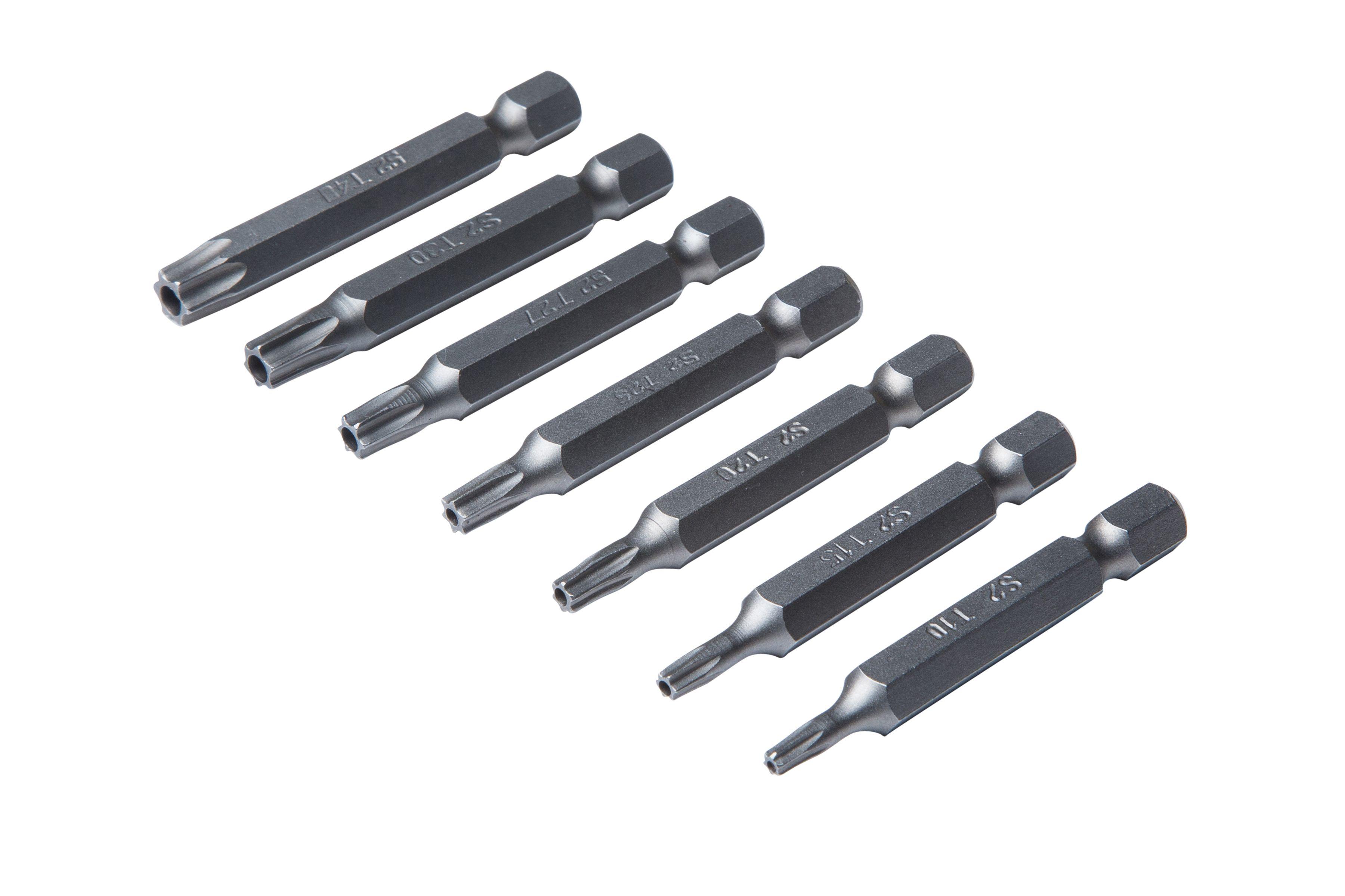 Blue Spot Tools 7 PCE Long Security Torx Bits