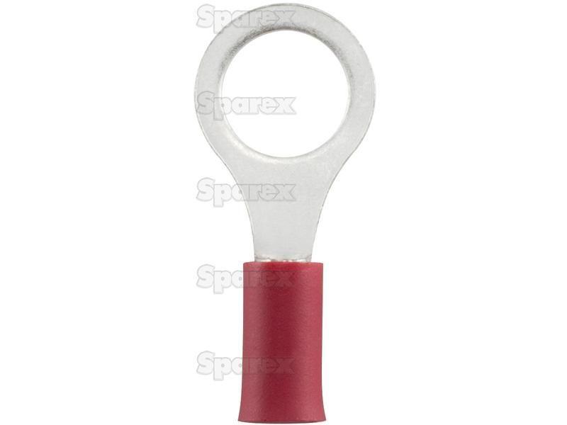 Pre Insulated Ring Terminal, Double Grip, 8.4mm, Red (0.5 - 1.5mm)