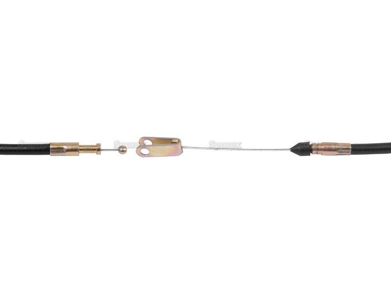 Hand Throttle Cable - Length: 1125mm, Outer cable length: 1030mm. for Massey Ferguson 390 (300 Series)