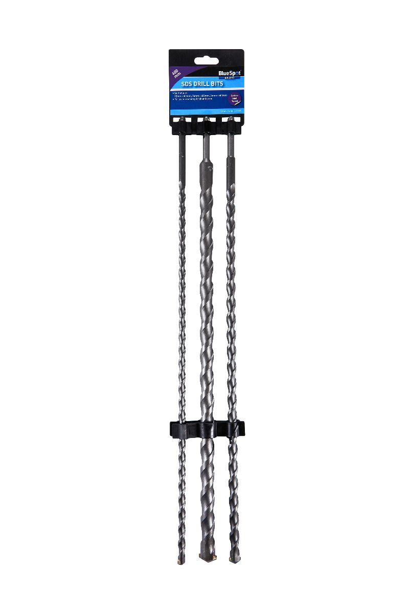 Blue Spot Tools 3 PCE 600mm SDS Drill Bit Set