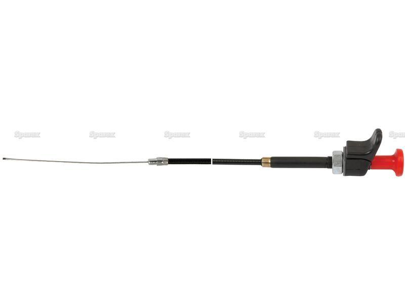Engine Stop Cable - Length: 990mm, Outer cable length: 770mm. for Fiat 766 (Classic Models)