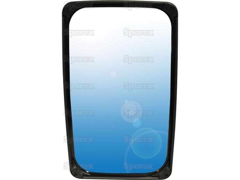Mirror Head - Rectangular, Convex, 364 x 214mm, Universal Fitting for Merlo SP SERIES