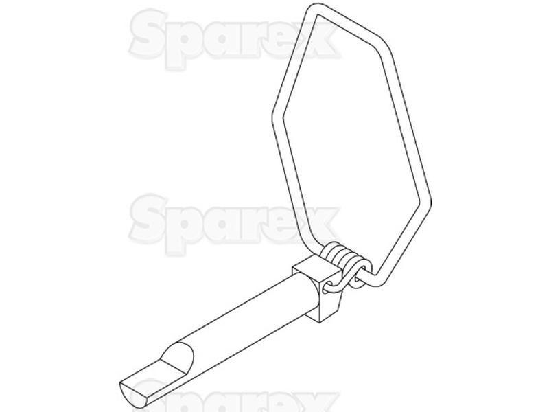 Safety Linch Pin, Pin Ø8mm x 57mm Massey Ferguson (4272426M1)