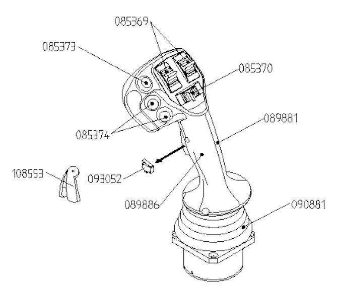 Merlo TELEHANDLER 42.7 Control Joystick