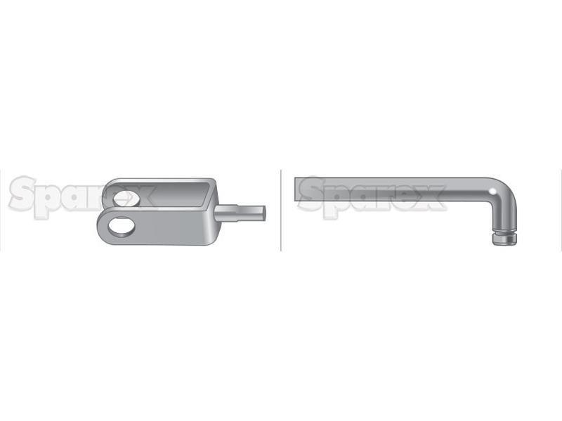Throttle Cable - Length: 1475mm, Outer cable length: 1195mm. for Ford New Holland 6410 (10 Series)