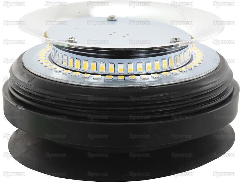 LED Rotating Beacon (Green), Interference: Class 3, Magnetic, 12/24V