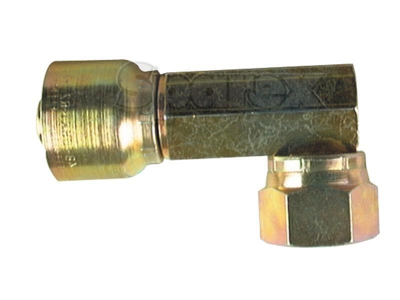 Parker BSP Hose Insert 3/8'' x 3/8'' x 19'' Female 90° Compact Swivel PARKER HANNIFIN (1B448-6-6)