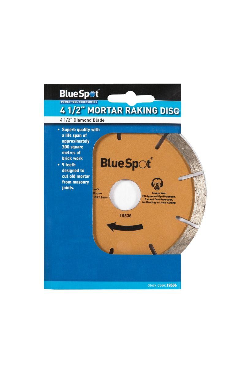 Blue Spot Tools 115mm (4.5") Diamond Mortar Raking Disc
