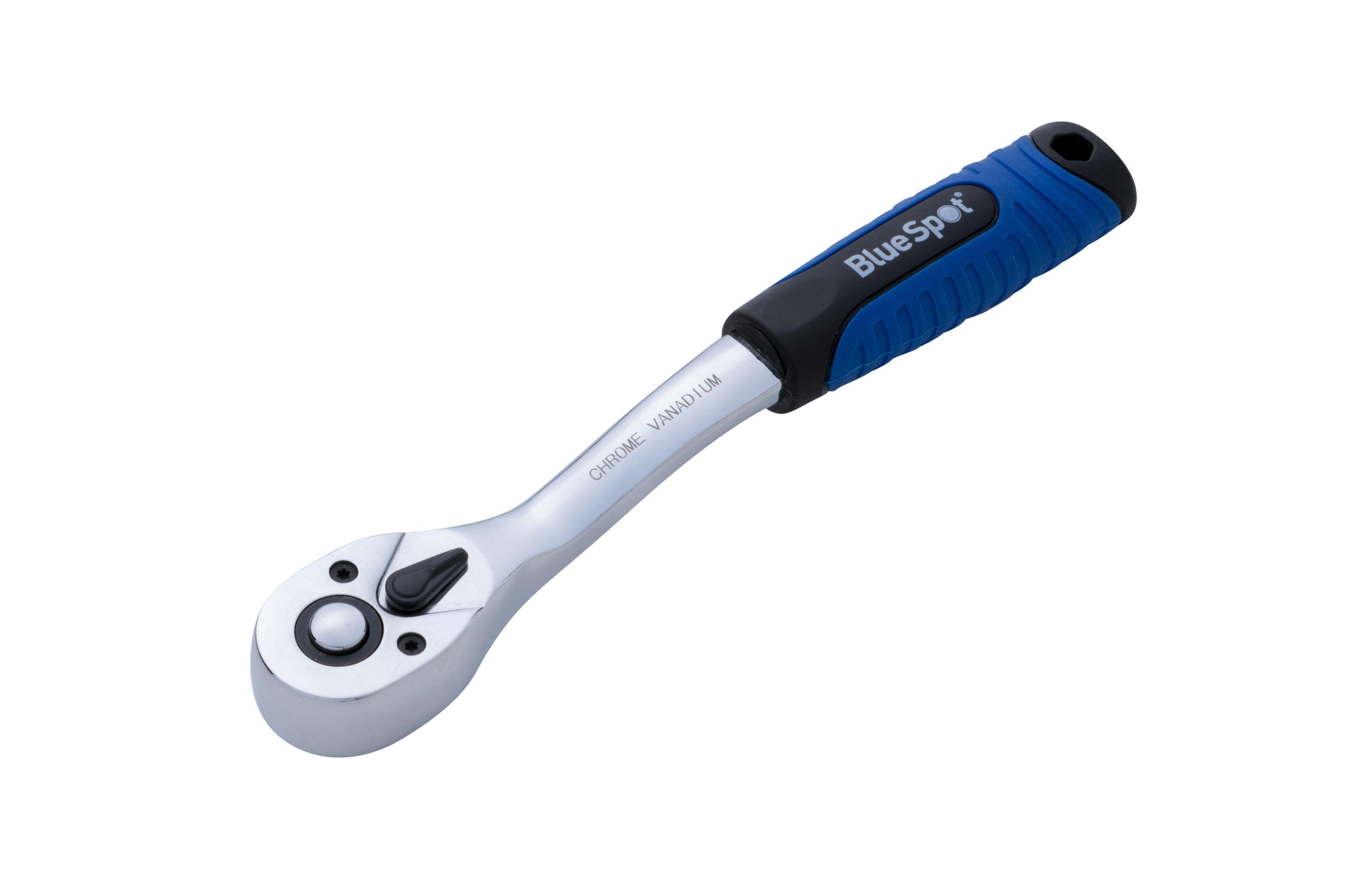 Blue Spot Tools 3/8" Drive Soft Grip Ratchet (72 Teeth)