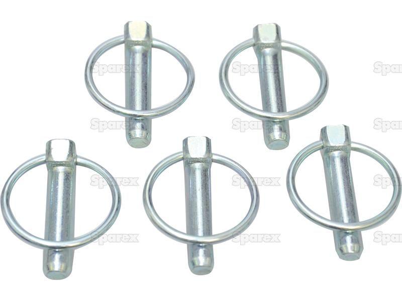 Round Linch Pin, Pin Ø11mm x 44.5mm (5 pcs. Agripak)