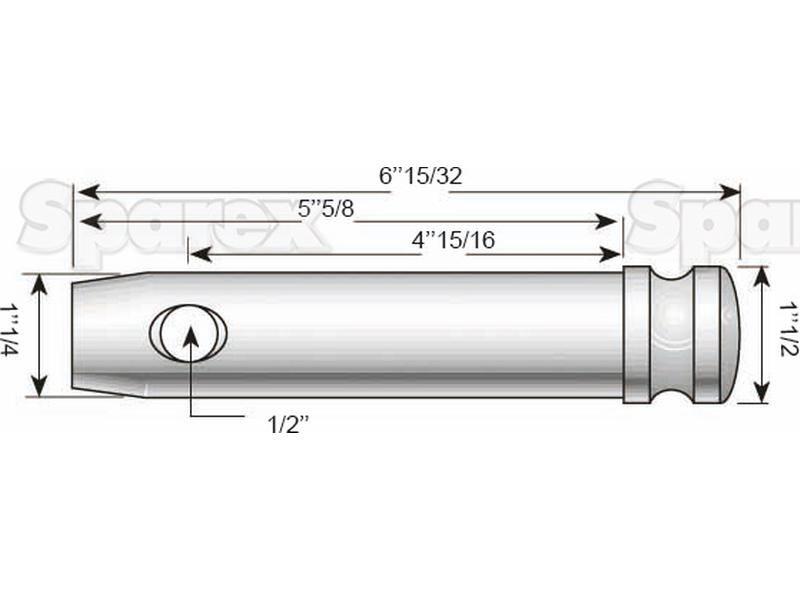 Top link pin 32x125mm Cat. 3 for White Oliver VARIOUS