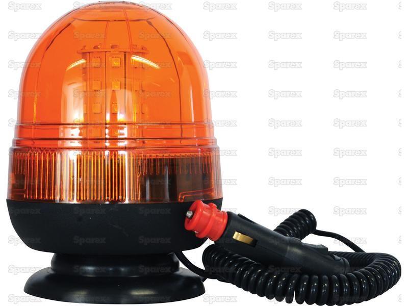 LED Beacon (Amber), Interference: Class 3, Magnetic, 12-24V