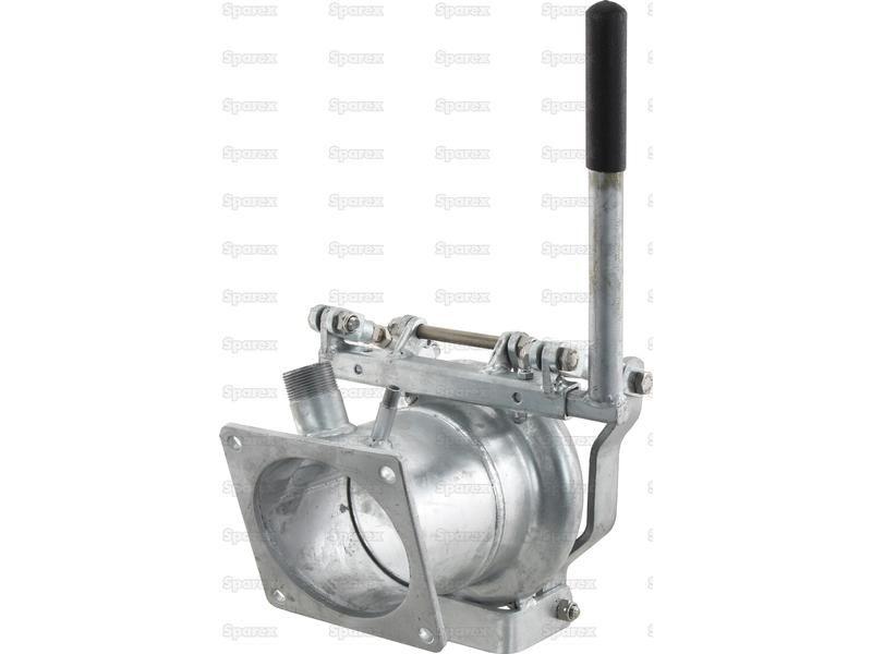 Quick Release Coupling with Flange 20° - Female 6'' (159mm) x (150mm) (Galvanised)