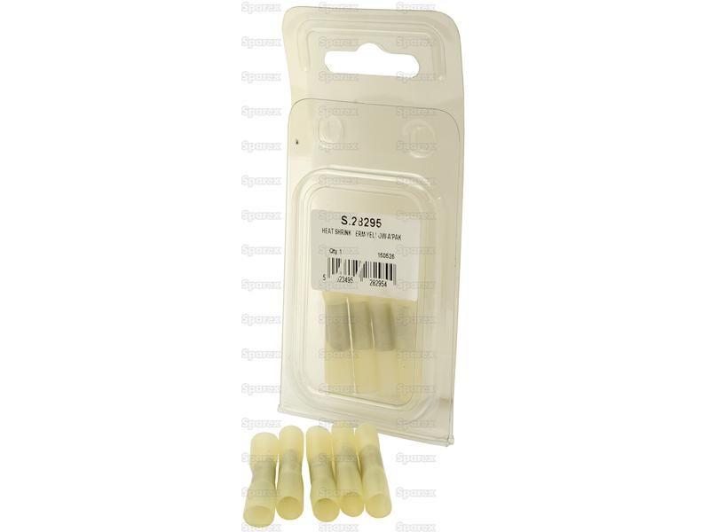 Heat Shrink Insulated Connector - Yellow (10 pcs. -Agripak)