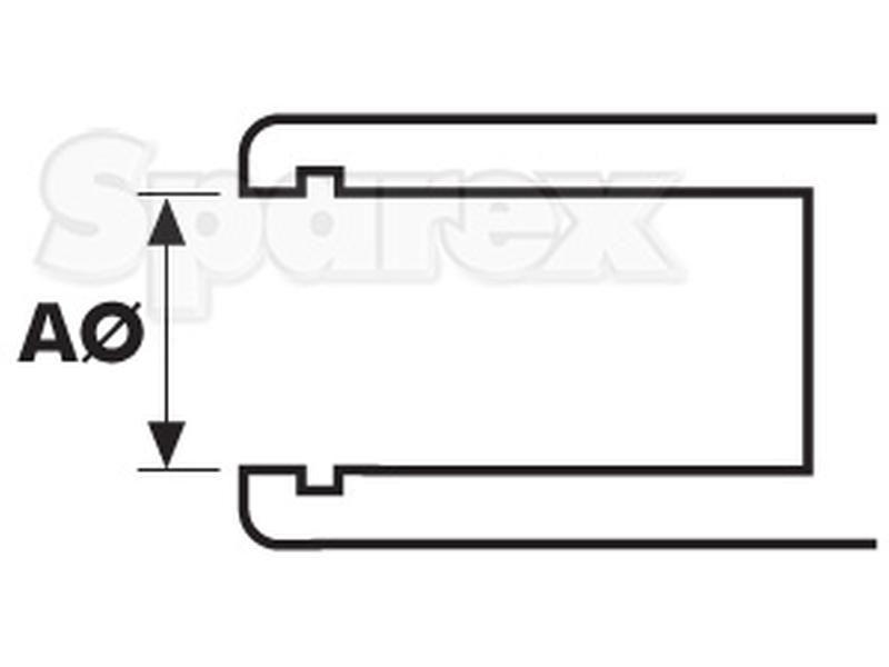 Internal Circlip, 38mm (Din 472) Zetor (970296)