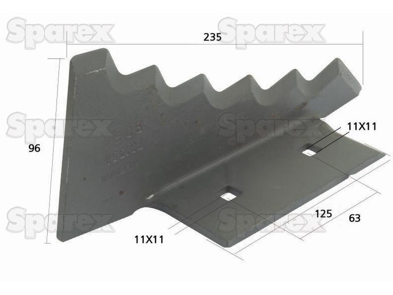 Replacement RH Blade for Keenan | (701358, 703955, 9064)