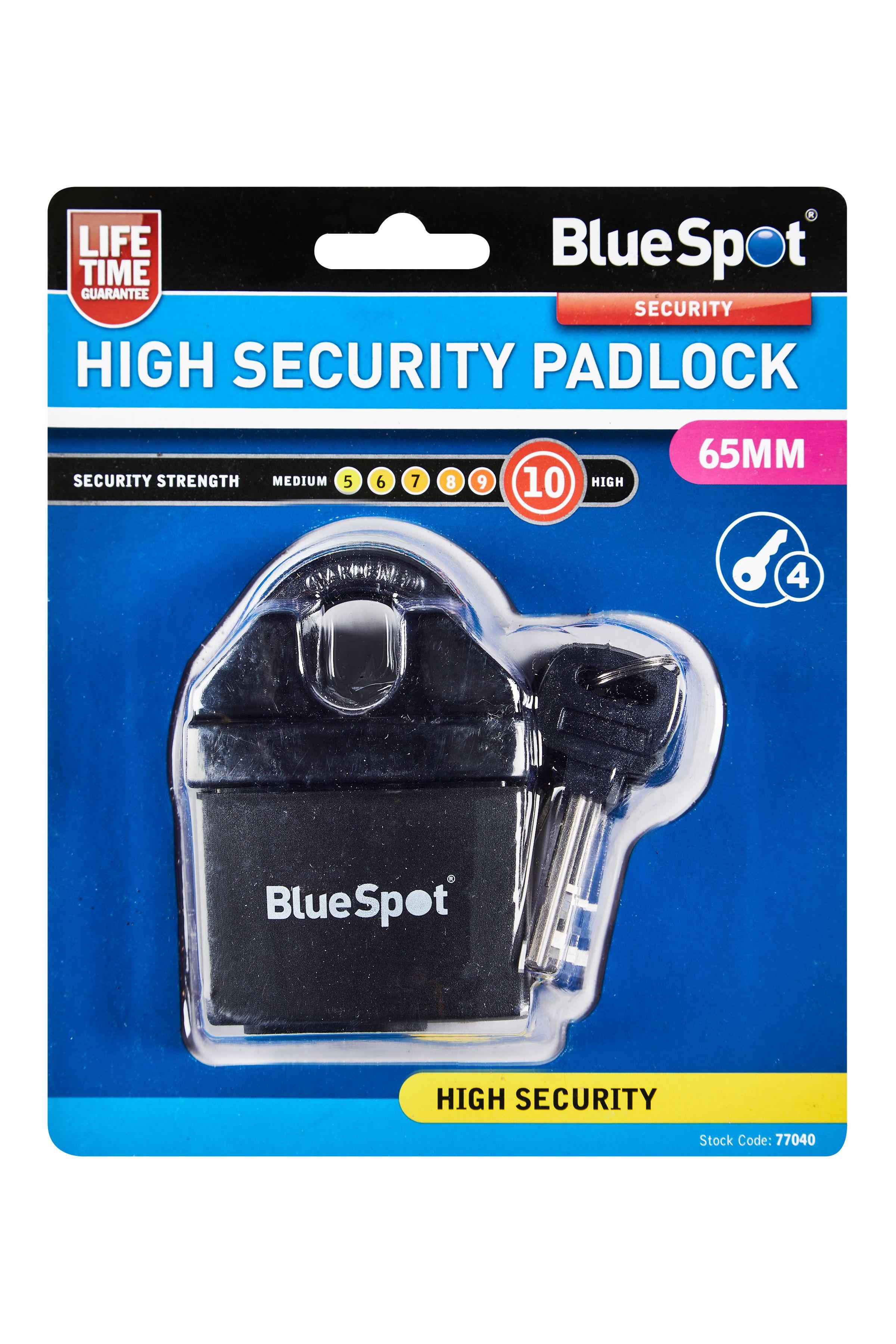 Blue Spot Tools 65mm High Security Padlock