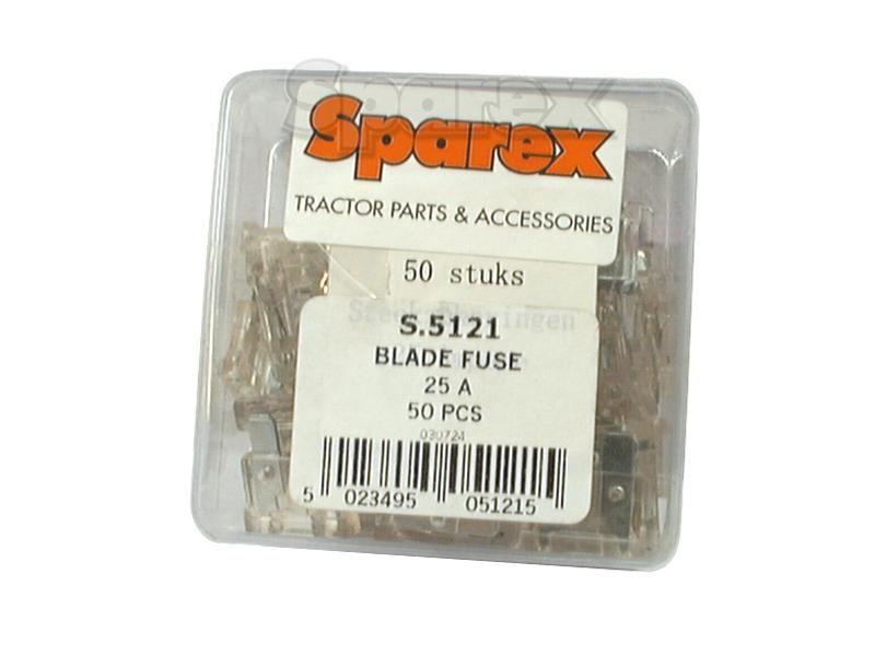 Blade Fuse 25A, 50 pcs. Agripak