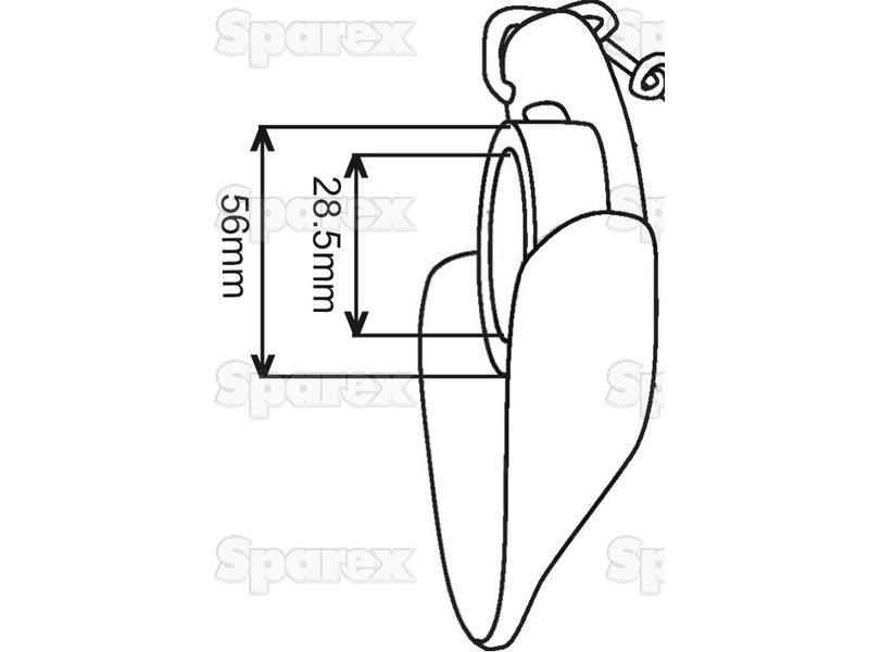 Lower Link Guide Cone and Linch Pin (Cat. 2/2)