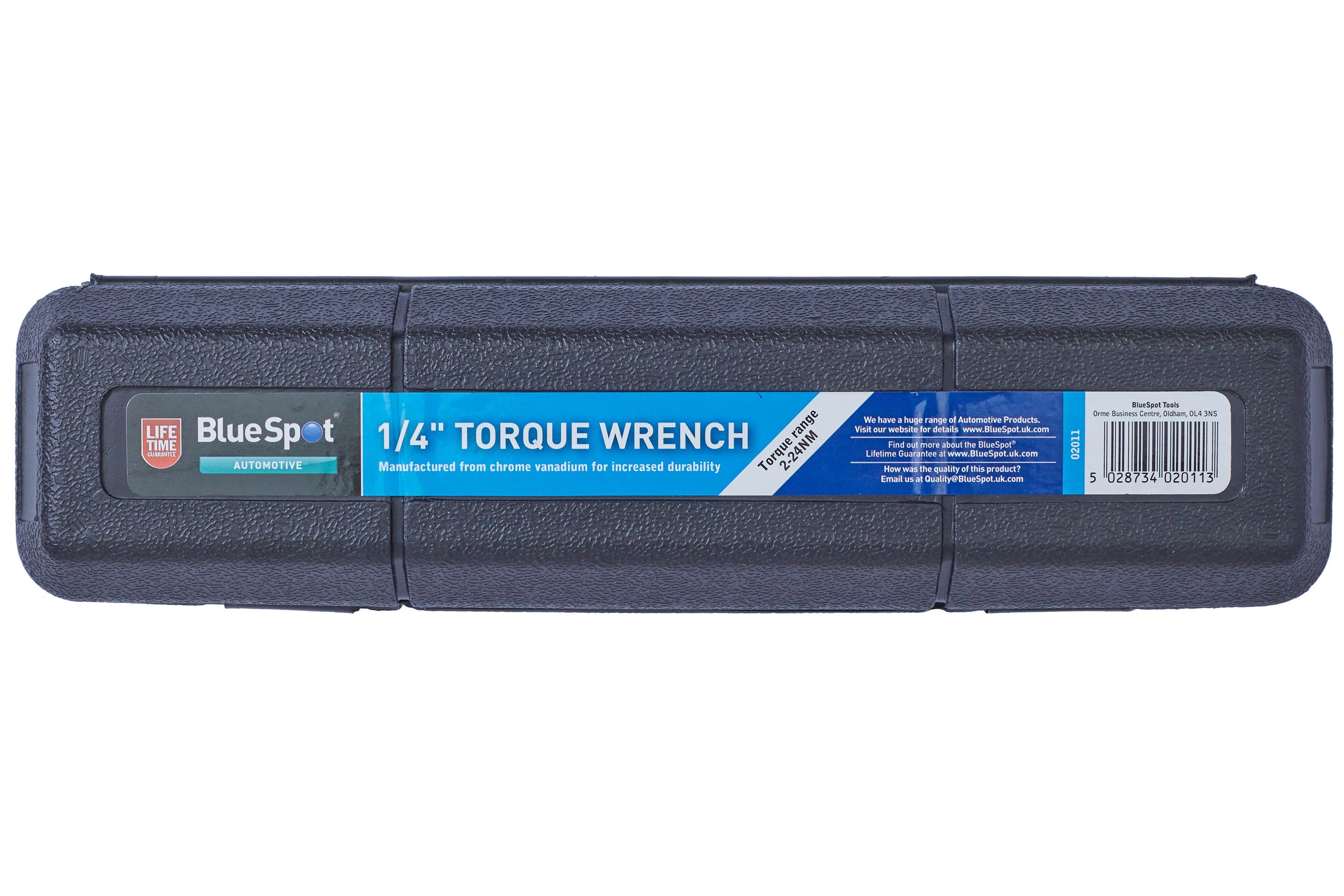 Blue Spot Tools 1/4" Torque Wrench