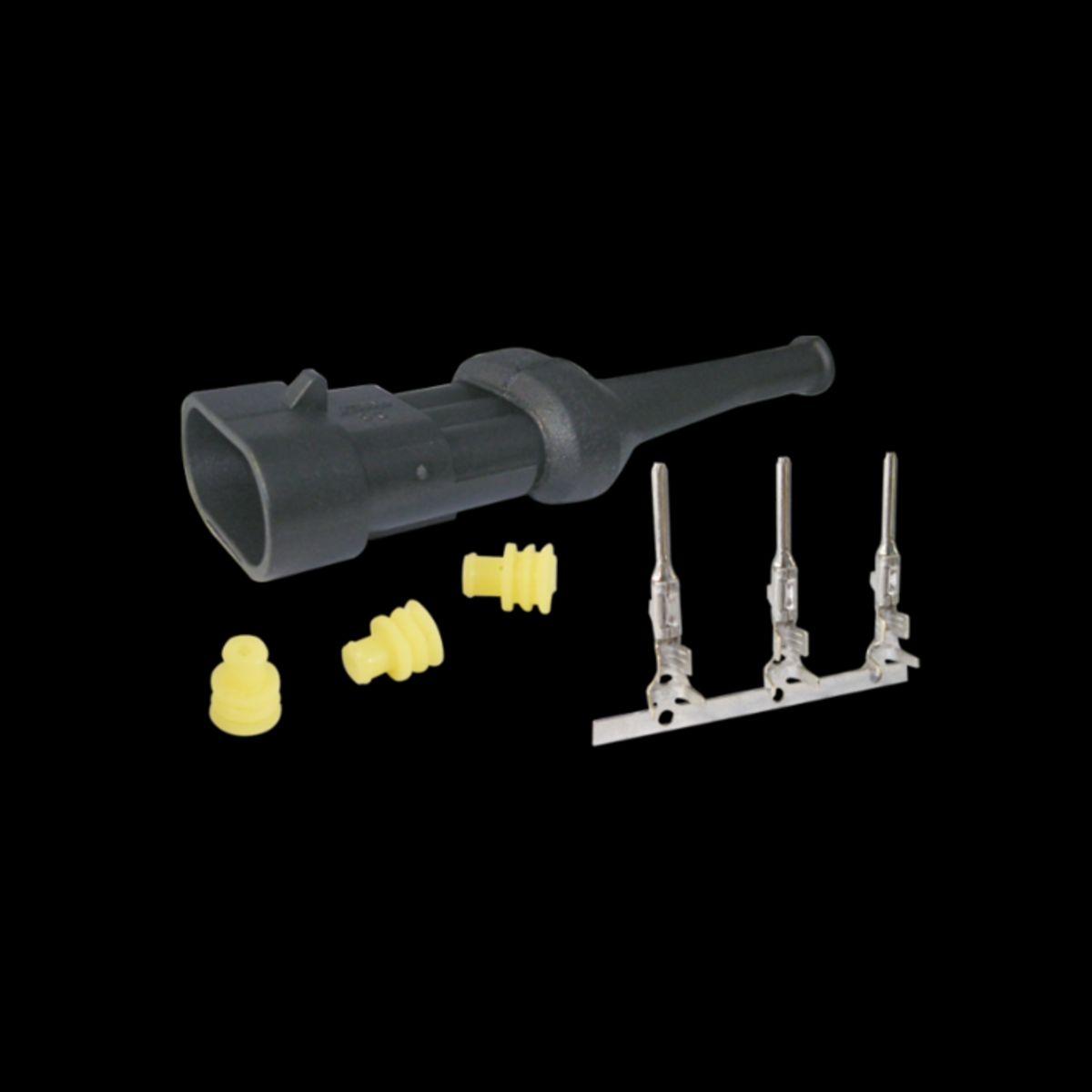 3-Way Male Pin-Housing Female Connector for Arbos 06350950