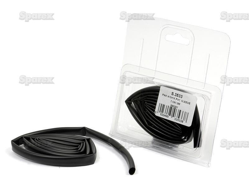 Heat Shrink Sleeving - Ø7.5-3.7mm x 1M (1pc. Agripak)