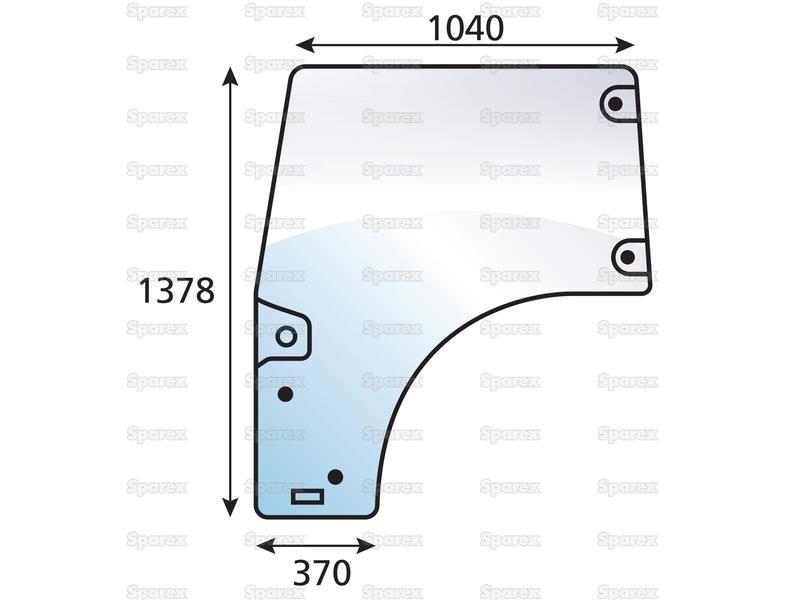 Door Glass LH for Same Explorer 85 (Explorer)