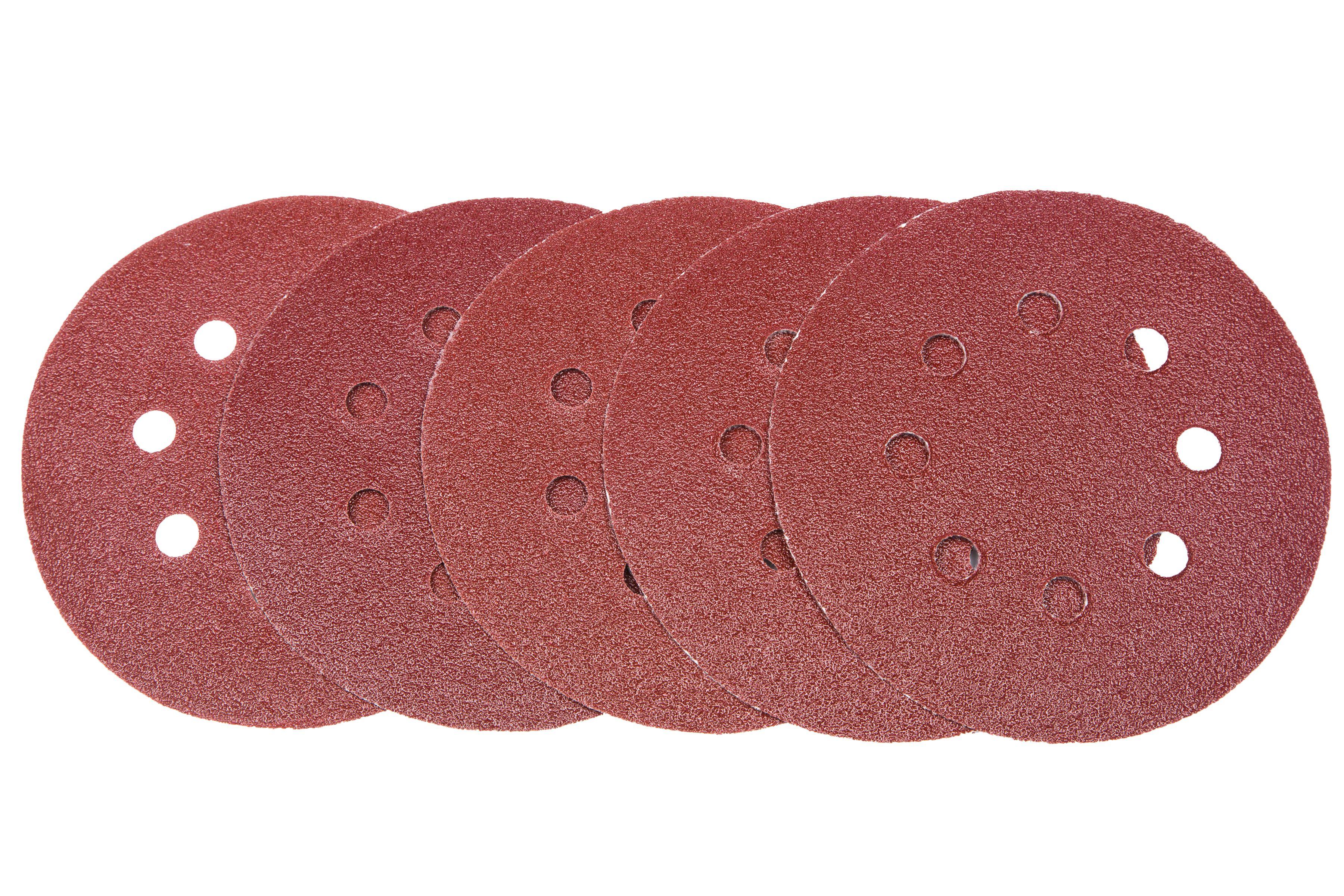 Blue Spot Tools 125mm 5 Pack 80 Grit Sanding Disc