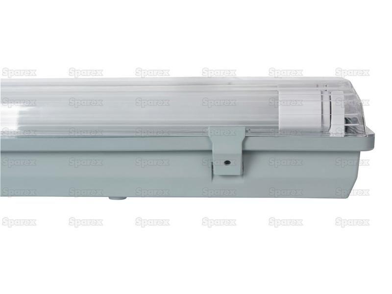 Complete LED Tube Light, IP65, Supplied with 2 LED Tubes G13, 1263mm, 2 x 18W