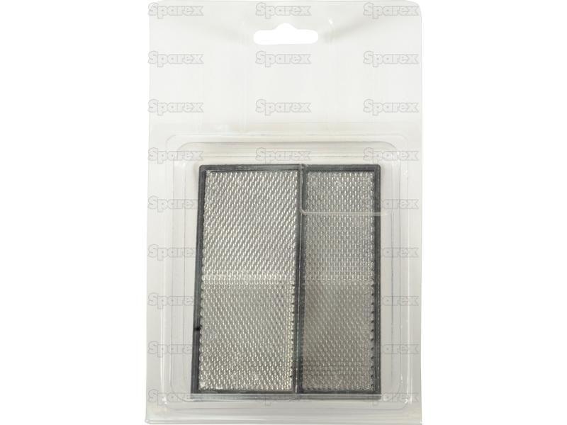 Rectangular Reflector (Self Adhesive) Clear 2 pcs. Agripak