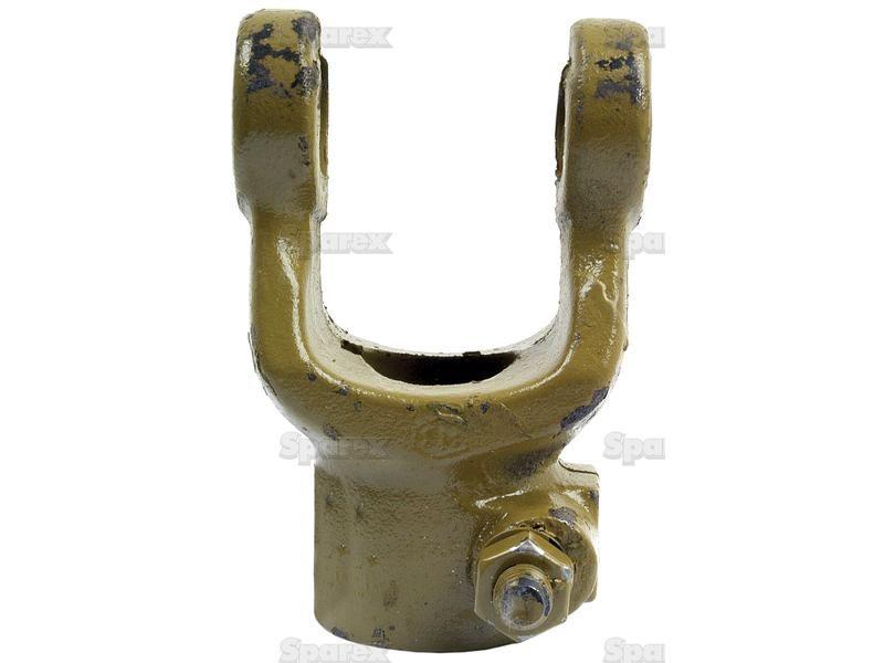 PTO Yoke - Interfering Clamp Bolt (U/J Size: 27 x 74.5mm) Bore Ø35mm, Key Size: 10mm. Bondioli & Pavesi, La Magdalena, Walterscheid
