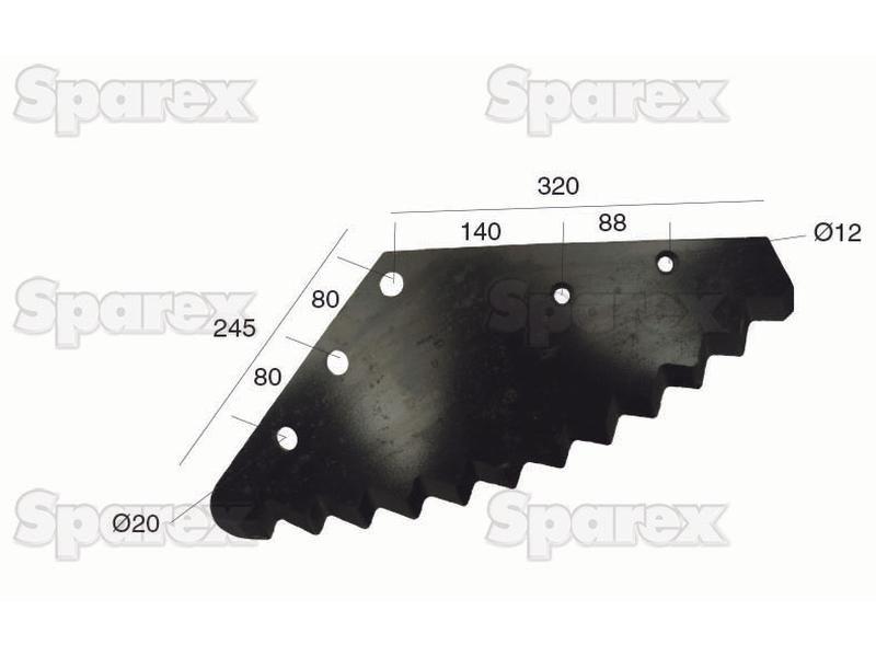 Feeder Wagon Blade for Faresin