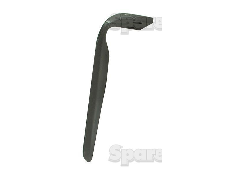 Power Harrow Blade 100x12x305mm LH. Hole centres: 60mm. Hole Ø 17mm. Replacement forMaschio. for Rau VARIOUS