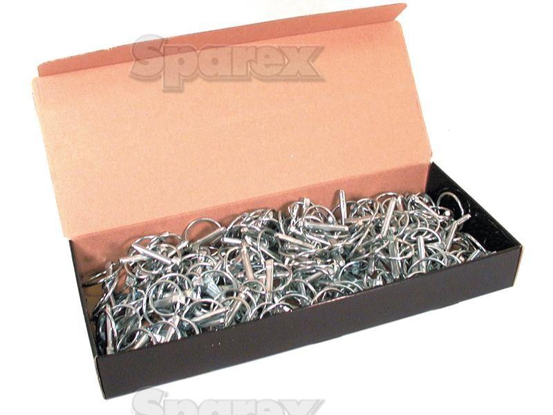 Round Linch Pin, Pin Ø8mm x 44.5mm (150 pcs. Small Bucket)