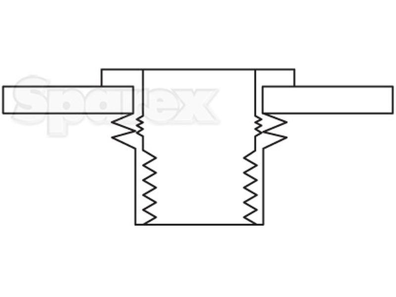 Blind Rivet Nut, Size: M10 x 18mm (Box 10 pcs.)