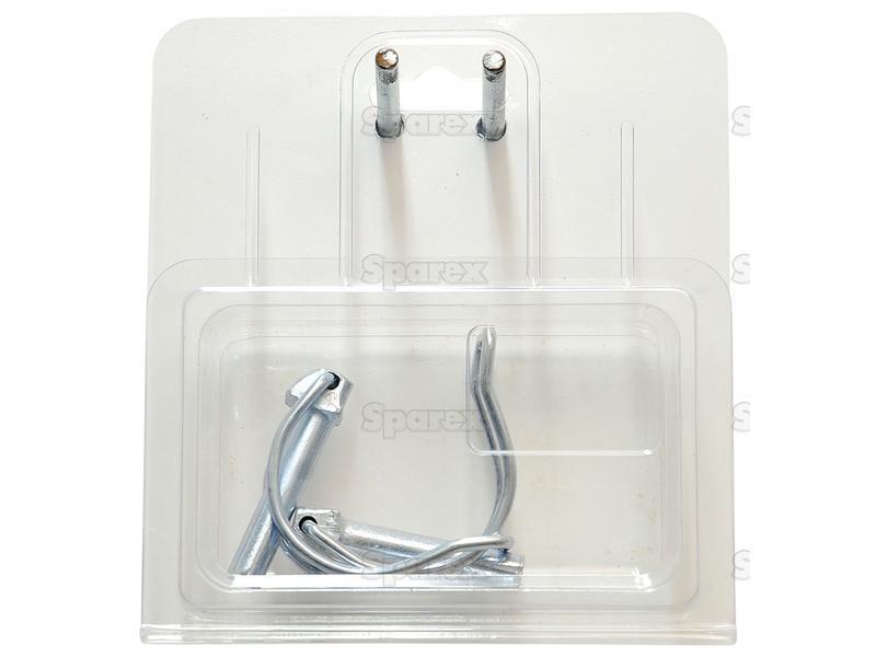Pipe Linch Pin, Pin Ø8mm x 38mm (2 pcs. Agripak)