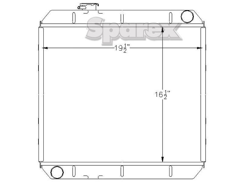 Radiator for JCB 3C (Sitemaster 3C)