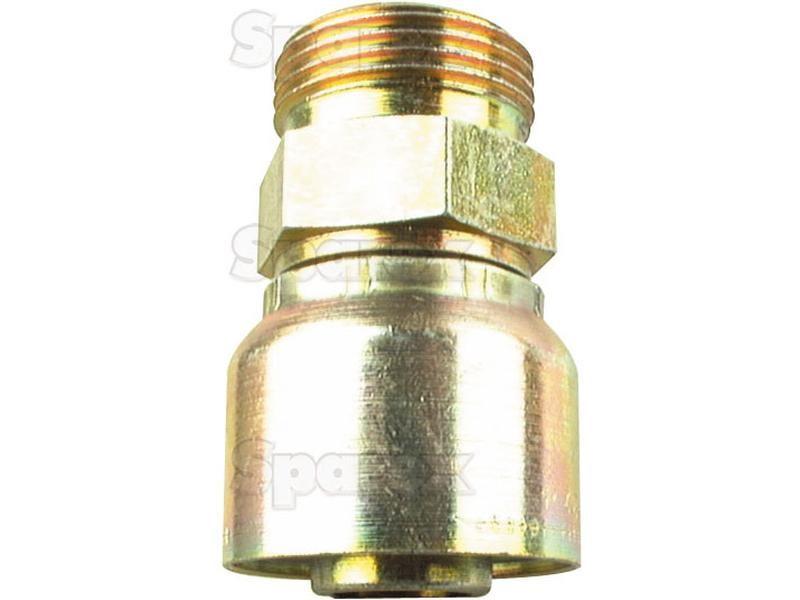 Parker Metric Hose Insert 1/2'' x M20 x 1.50  Male Straight Heavy Series PARKER HANNIFIN (1D248-12-8)